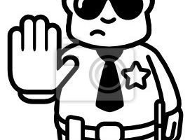 271x200 Police Station Black And White Clipart Clipart Portal