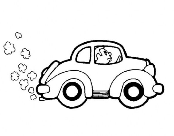 582x454 Air Pollution Coloring Pages Terrific Clean Drawing