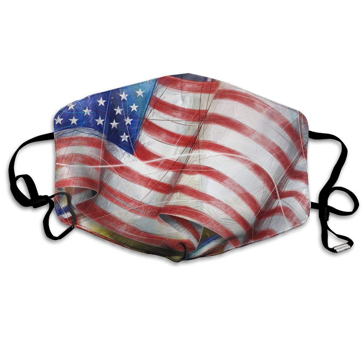 1200x1200 anti dust face mouth cover mask flag drawing anti