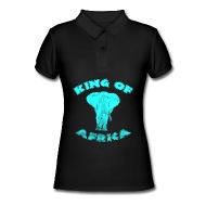 190x190 Elephant Mandala Drawing Beautiful Color Women's Polo Shirt