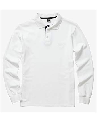 342x428 Cotton Traders Unisex Long Sleeve Anti Curl Polo Shirt