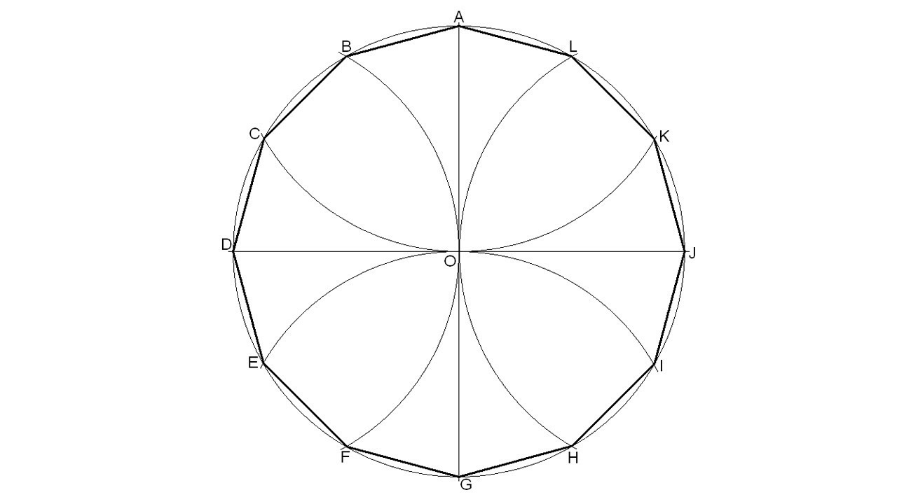 1280x720 How To Draw A Dodecagon