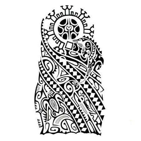 452x452 Polynesian Tribal Tattoo Designs Drawings Tattooic