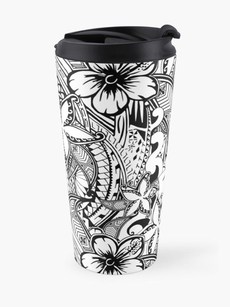 750x1000 It's Not Always Black Or White Polynesian Tattoos Travel Mug