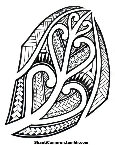 Polynesian Tribal Drawings | Free download on ClipArtMag