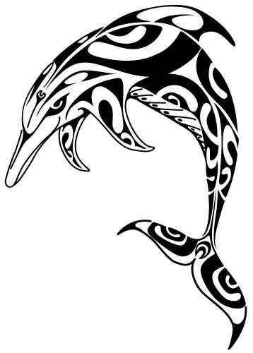 358x500 Hawaiian Tribal Tattoos Lower Back Dolphin Ideas And Designs