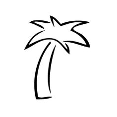 236x236 Best Palm Tree Outline Images Cnd Nails, Do It Yourself, Palm