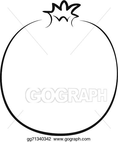 391x470 Pomegranate Clipart Illustration