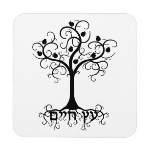 307x307 Pomegranate Tree Drink Beverage Coasters