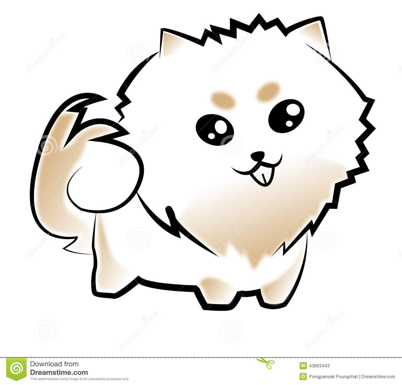 1300x1244 Pomeranian Clipart