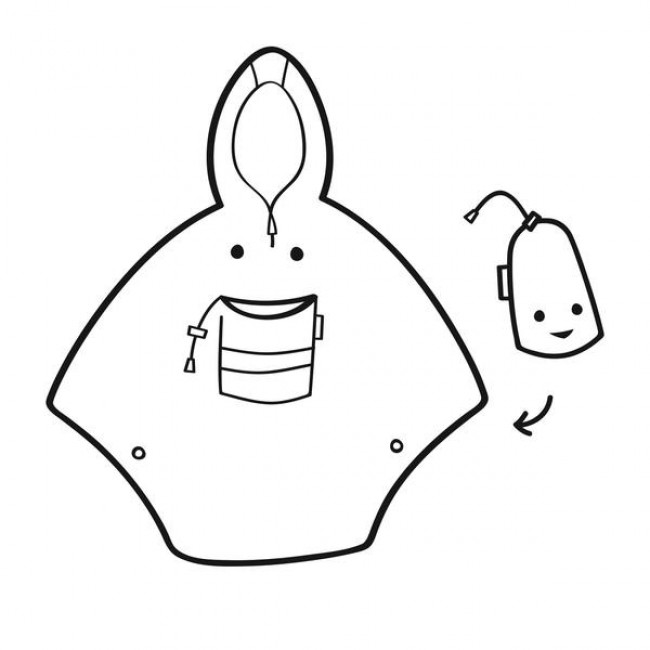 650x650 reisenthel kids mini maxi poncho m