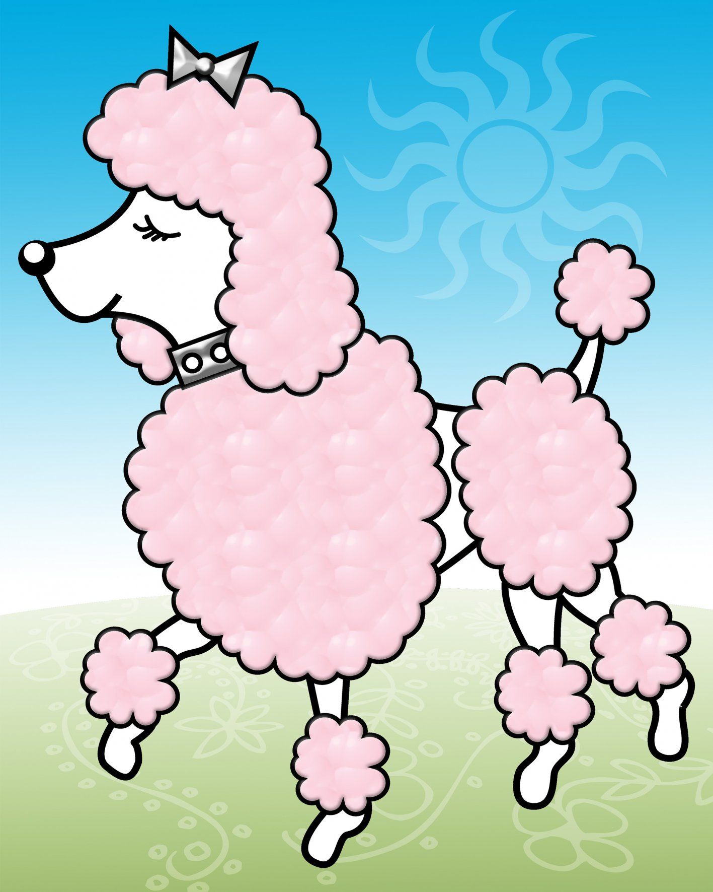 1417x1771 Free Cartoon Poodles