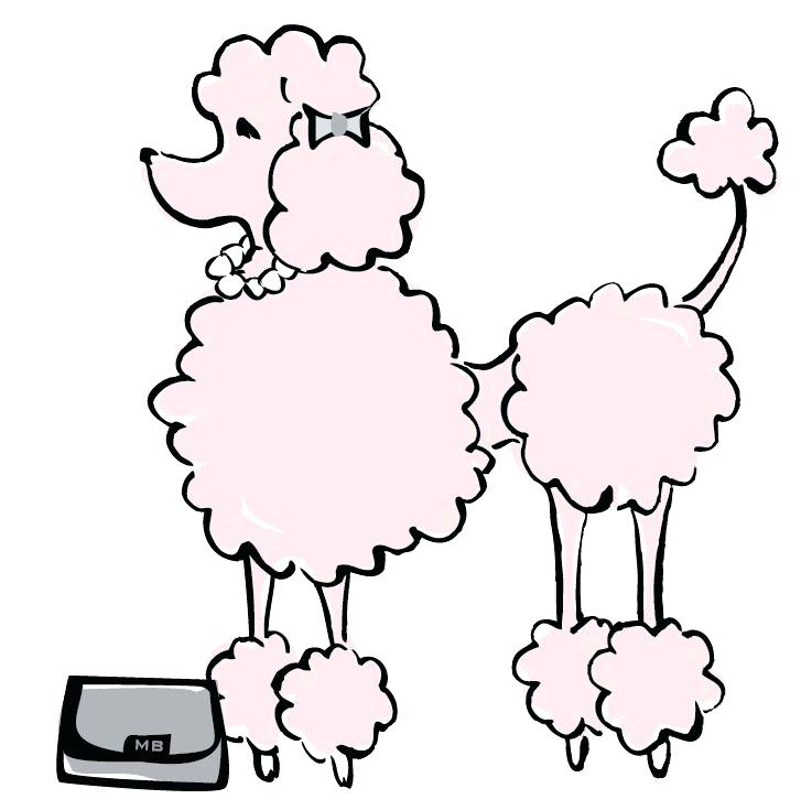 727x735 Poodle Outline