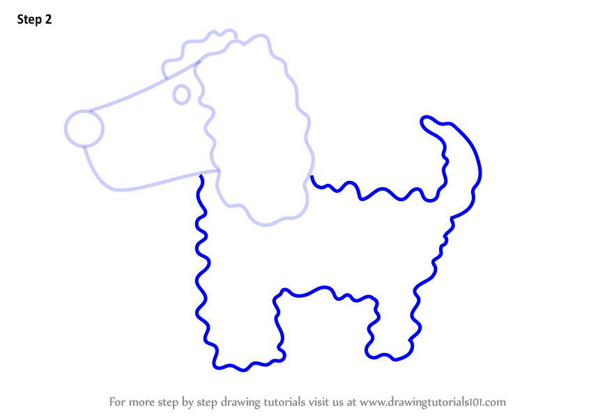 848x602 Learn How To Draw A Poodle Dog For Kids