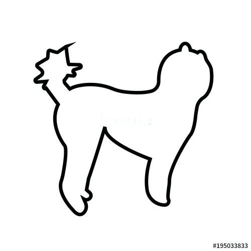 500x500 Poodle Silhouette Vector At Free For Personal Use Clip Art Outline