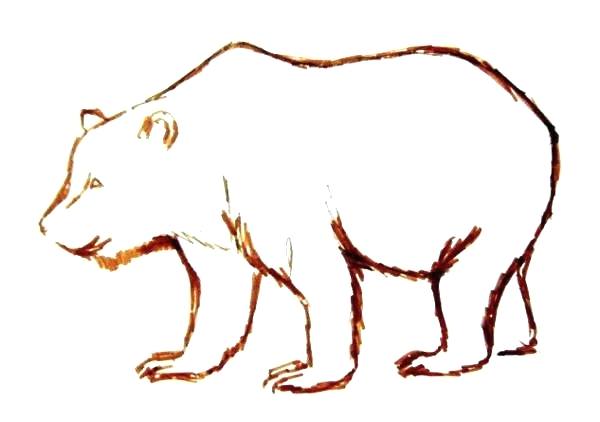 600x422 Easy To Draw Pooh Bear How To Draw A Bear How To Draw A Brown Bear