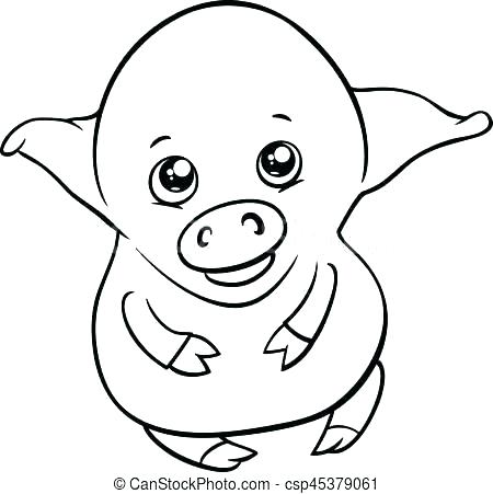 450x451 Piglet Coloring Pages