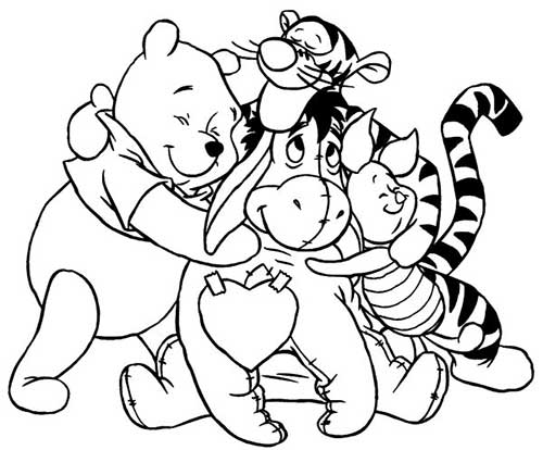 500x414 Winnie The Pooh Drawing