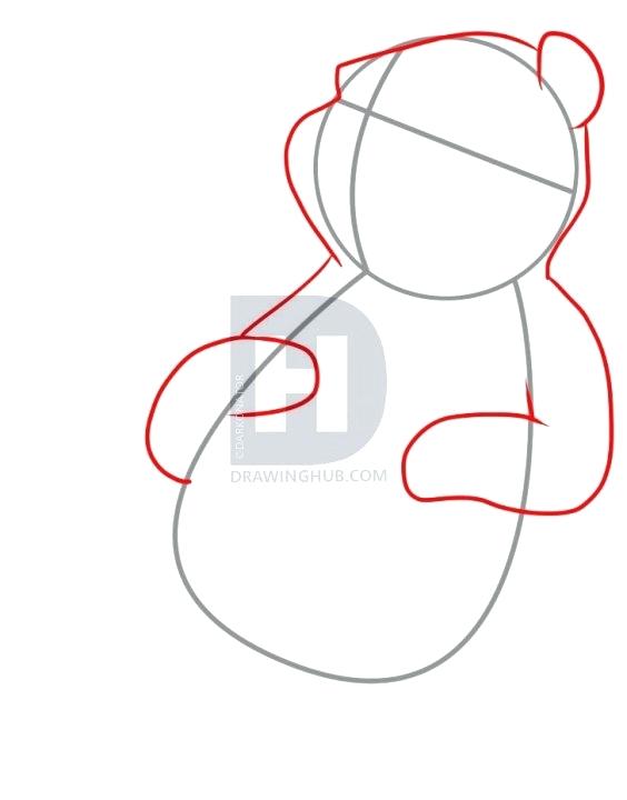 564x720 How To Draw Pooh Bear