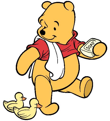 466x513 Bath Drawing Winnie The Pooh Transparent Png Clipart Free