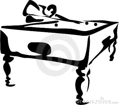 400x355 Cool Pool Black And White Drawing Pool And Billards