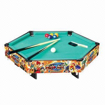 360x360 Pool Table With Colored Drawing Design, Measures X X