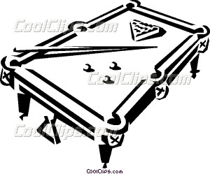 300x249 Pool Table And Balls Vector Clip Art