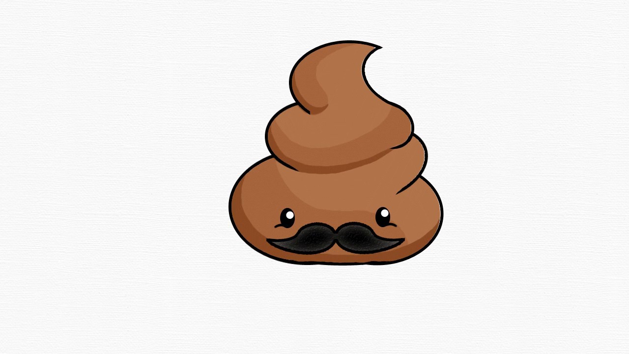 1280x720 How To Draw Papa Poop Emoji
