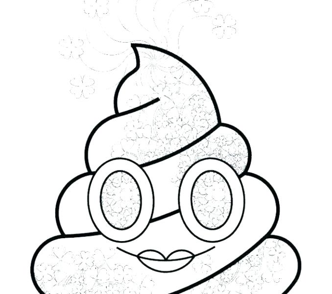 678x600 Poop Emoji Printable Coloring Pages Faces Smiley Face On Cow