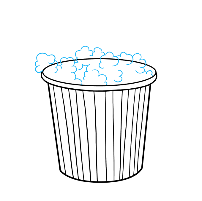 680x678 How To Draw Popcorn