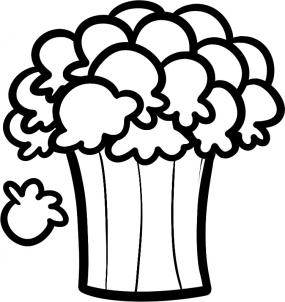 285x302 How To Draw How To Draw Popcorn, Popcorn