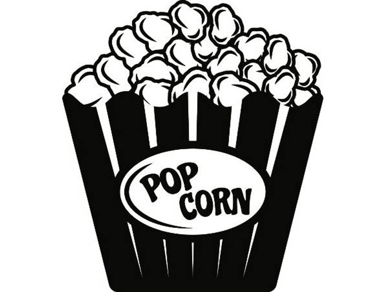 Popcorn Box Drawing | Free download on ClipArtMag