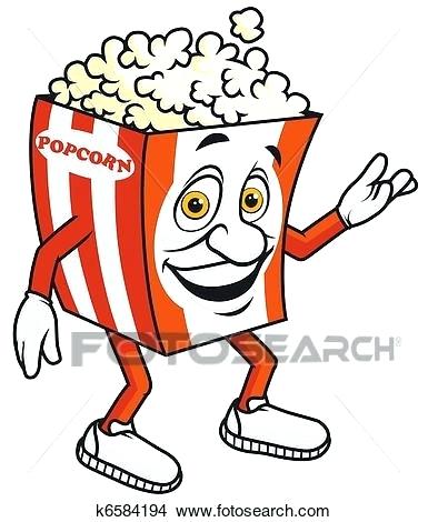 385x470 Drawing Of Popcorn Drawing Popcorn Kernels