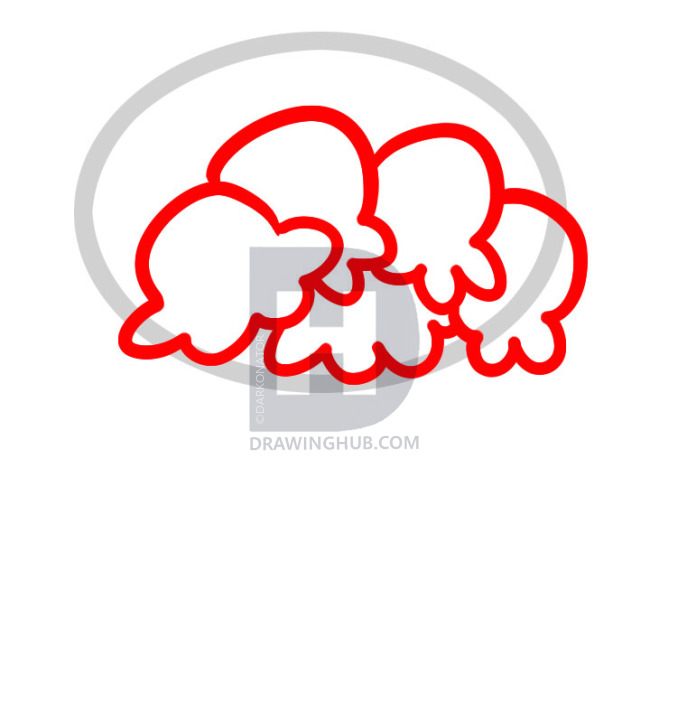 678x720 How To Draw Popcorn, Popcorn, Step