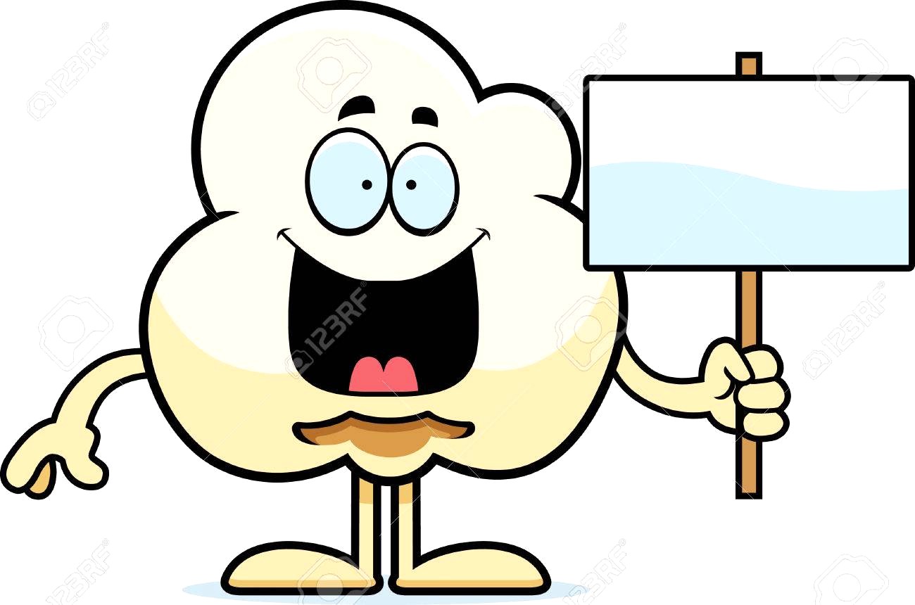 1300x860 Popcorn Kernel Drawing Cartoon
