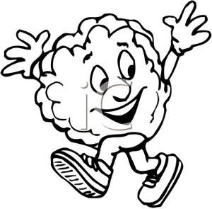 300x295 Popcorn Kernel Black White Clipart