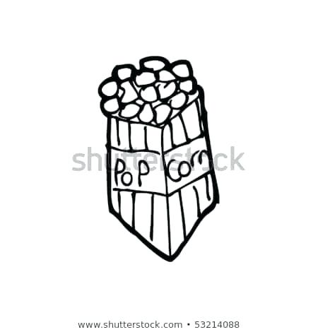 450x470 drawing of popcorn drawing of popcorn popcorn drawing png