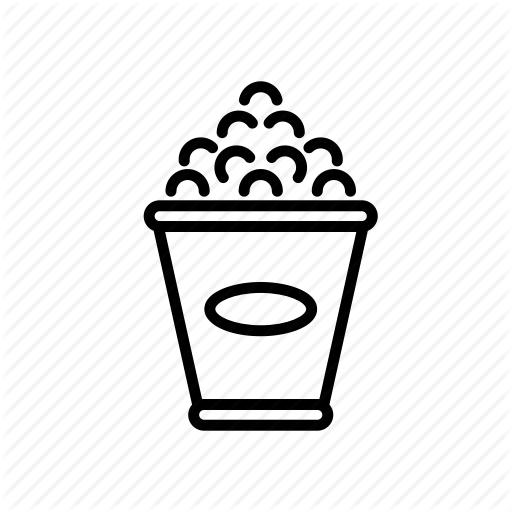 512x512 Movie, Movie Icon, Popcorn Icon