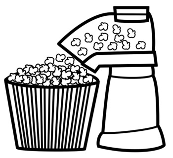 350x320 popcorn popper clip art