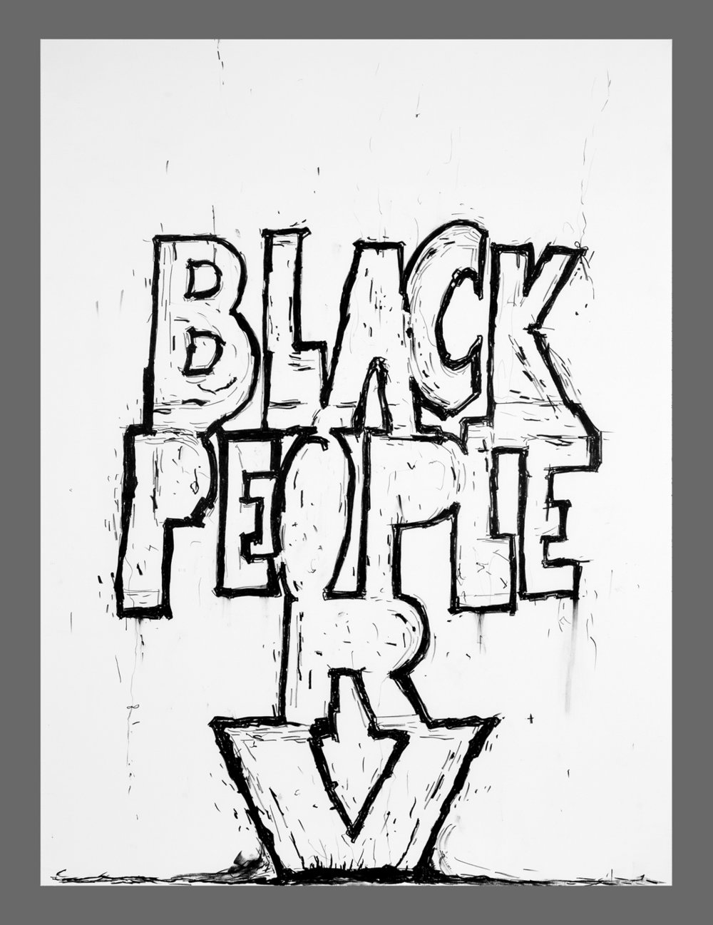 1000x1297 Pope L Print Supergraphic Labs Fine Art Digital Printing