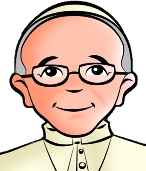 513x600 Download Papa Francisco Dibujo Clipart Pope Francis Drawing Clip Art