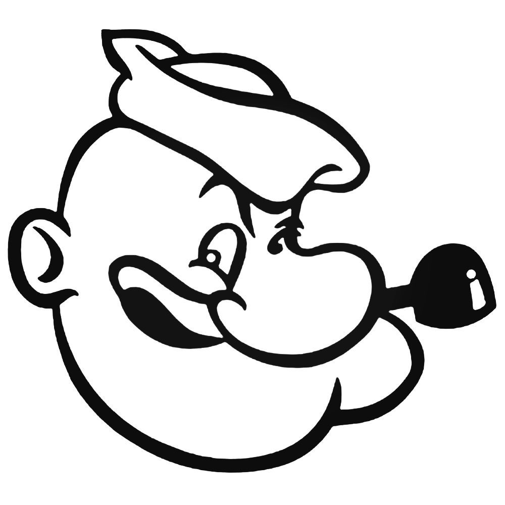 1000x1000 Popeye Decal
