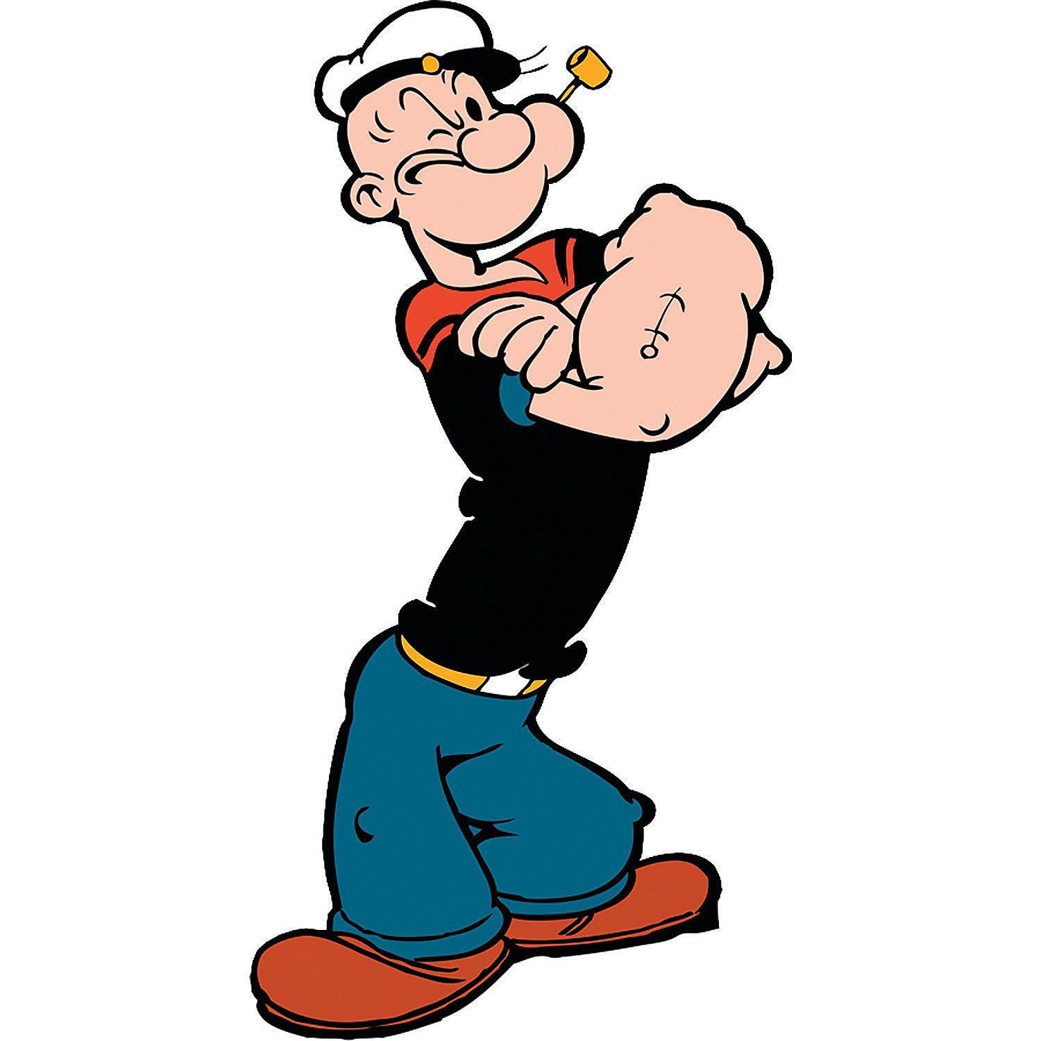 1500x1500 popeye cardboard stand up in my favorites popeye cartoon