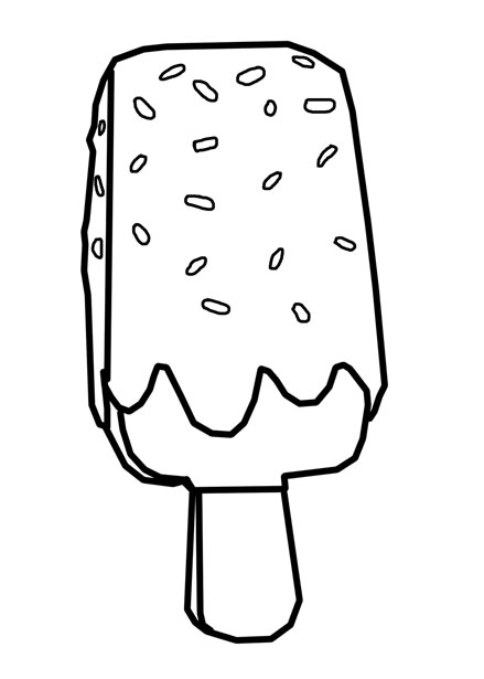 439x615 Popsicle Outlines Free Stock Photo