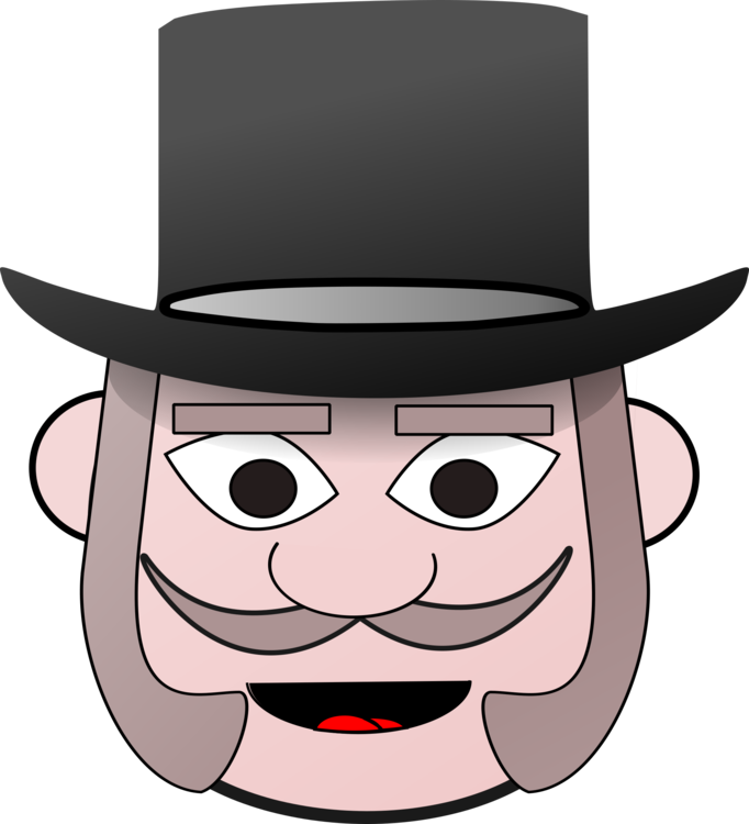682x750 Top Hat Bowler Hat Drawing Man Cc0
