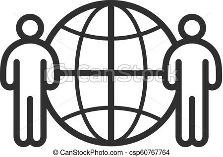 450x317 World Human Population Icon