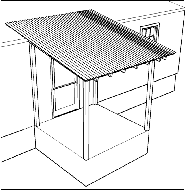 640x655 H Attaching Tin Roofing