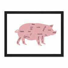 225x225 Painting Drawing Design Pork Cuts Pig Sections