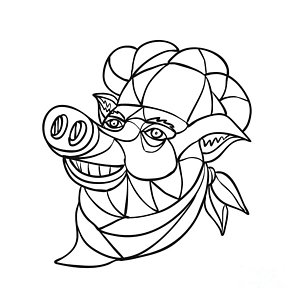 300x300 Pork Digital Art Fine Art America