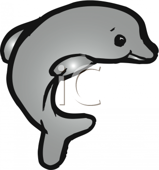 329x350 Dolphin, Illustration, Drawing, Transparent Png Image Clipart